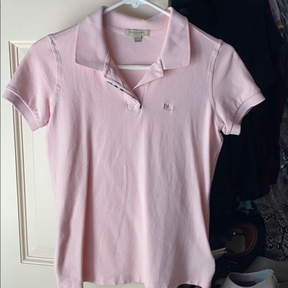 Burberry pink women’s polo